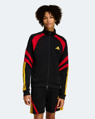 adidas M Tiro NP Track Top Black / Team Power Red 2 / Collegiate Gold Track Jackets KE6034 On Model Front View | Overkill
