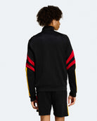 adidas M Tiro NP Track Top Black / Team Power Red 2 / Collegiate Gold Track Jackets KE6034 On Model Back View | Overkill
