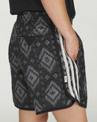 Clot by Edison Chen x adidas Ikat Shorts Carbon Shorts KE7073 On Model Back View | Overkill

