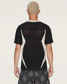 Clot by Edison Chen x adidas Knit Jersey Black / Wonder White T-Shirts KE7074 On Model Back View | Overkill
