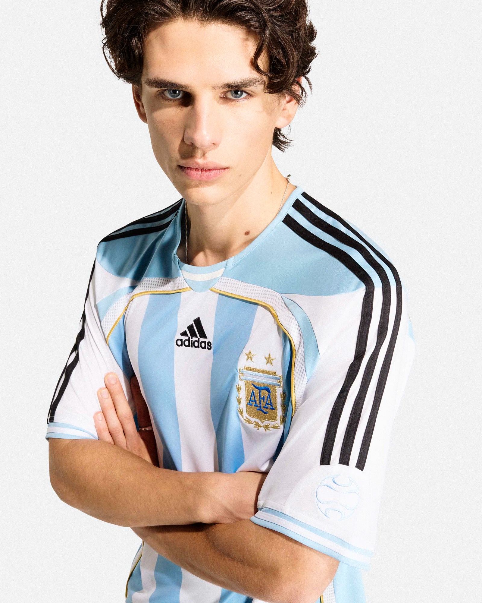 adidas AFA Argentina Home Jersey 06 White / Clear Blue T-Shirts KF0322 Style Inspiration | Overkill
