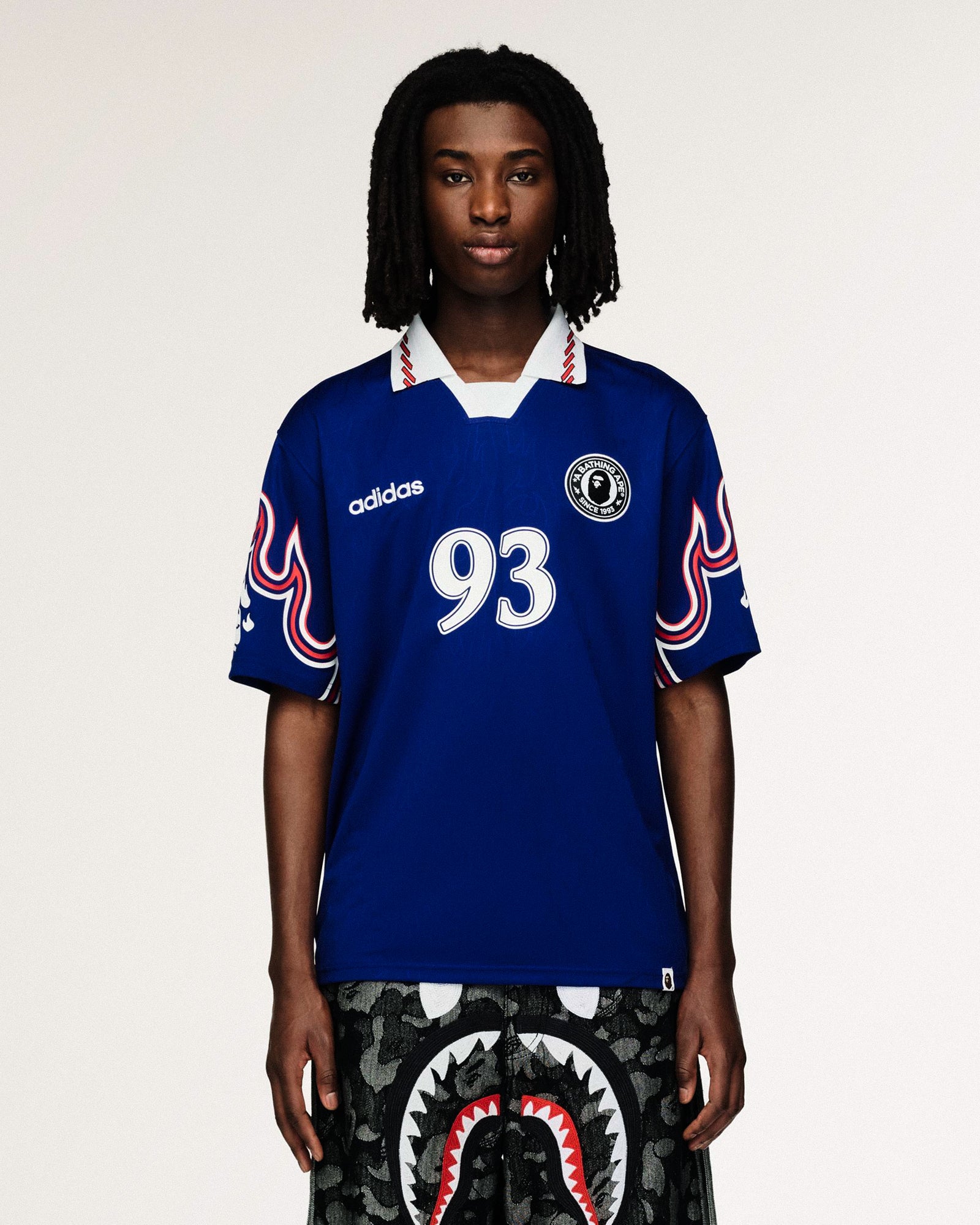 BAPE x adidas SSL Flame Jersey KF4914 | OVERKILL