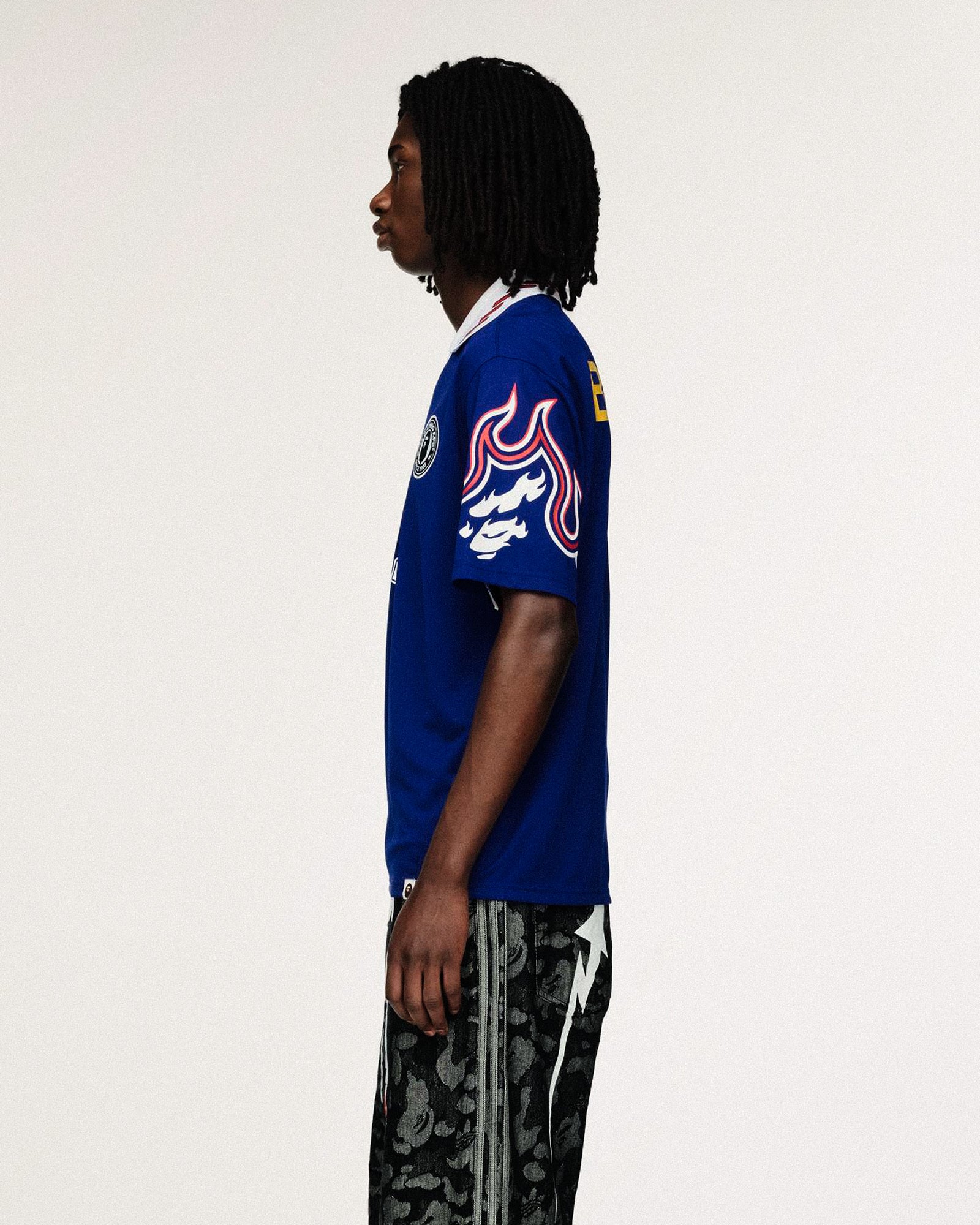 BAPE x adidas SSL Flame Jersey KF4914 | OVERKILL