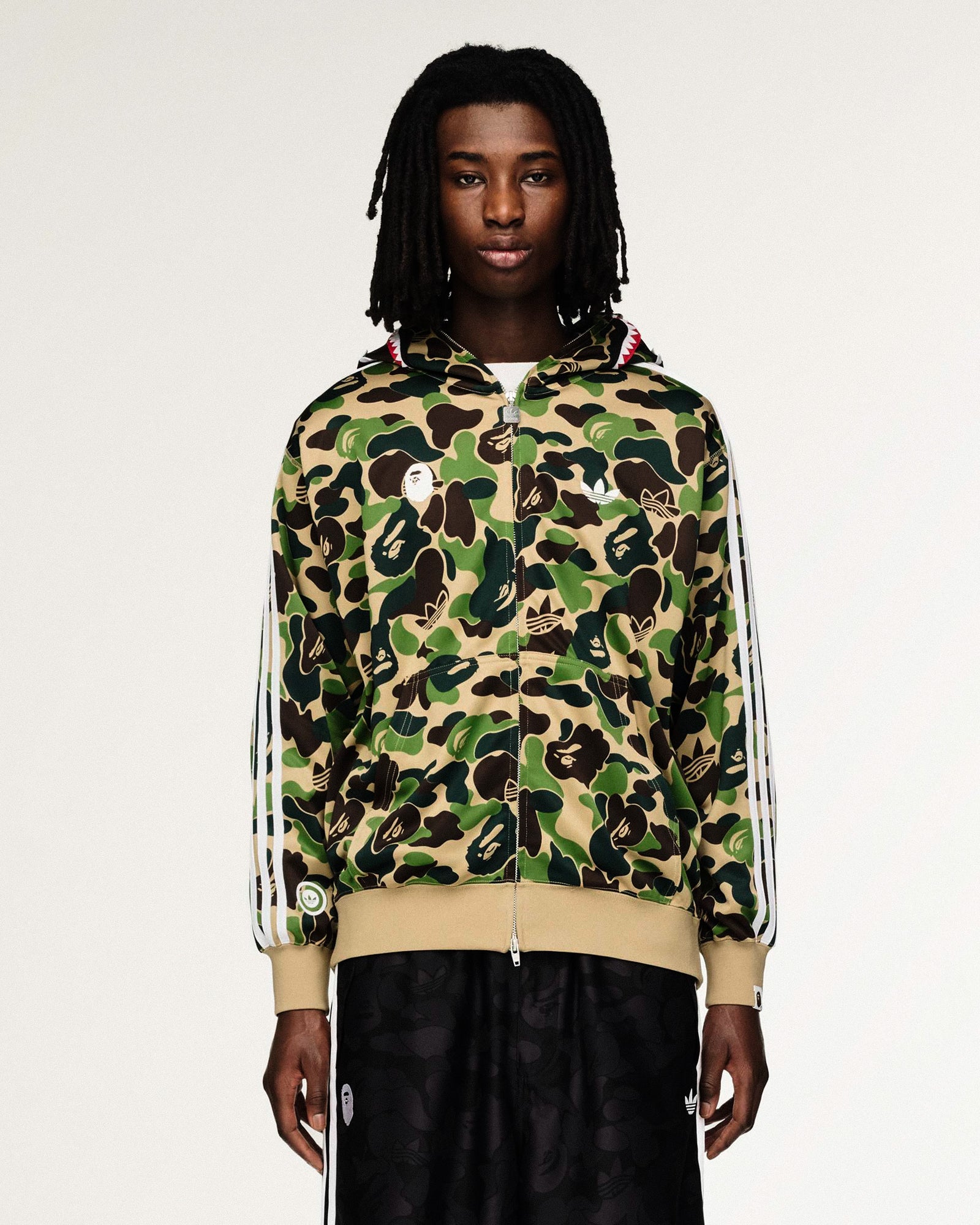 BAPE x adidas Shark Track Hoodie KF4916 | OVERKILL