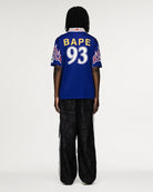 BAPE x adidas Jacquard Pants Black Casual Pants KF4918 On Model Back View | Overkill
