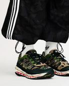 BAPE x adidas Jacquard Pants Black Casual Pants KF4918 Model Detail 1 | Overkill
