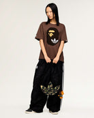 BAPE x adidas Trefoil Shoulder Bag Black Shoulder & Cross Body Bags KF4921 On Model View 1 | Overkill
