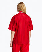 adidas FC Bayern München Stadium Jersey Better Scarlet / Team Victory Red T-Shirts KG2243 On Model Back View | Overkill
