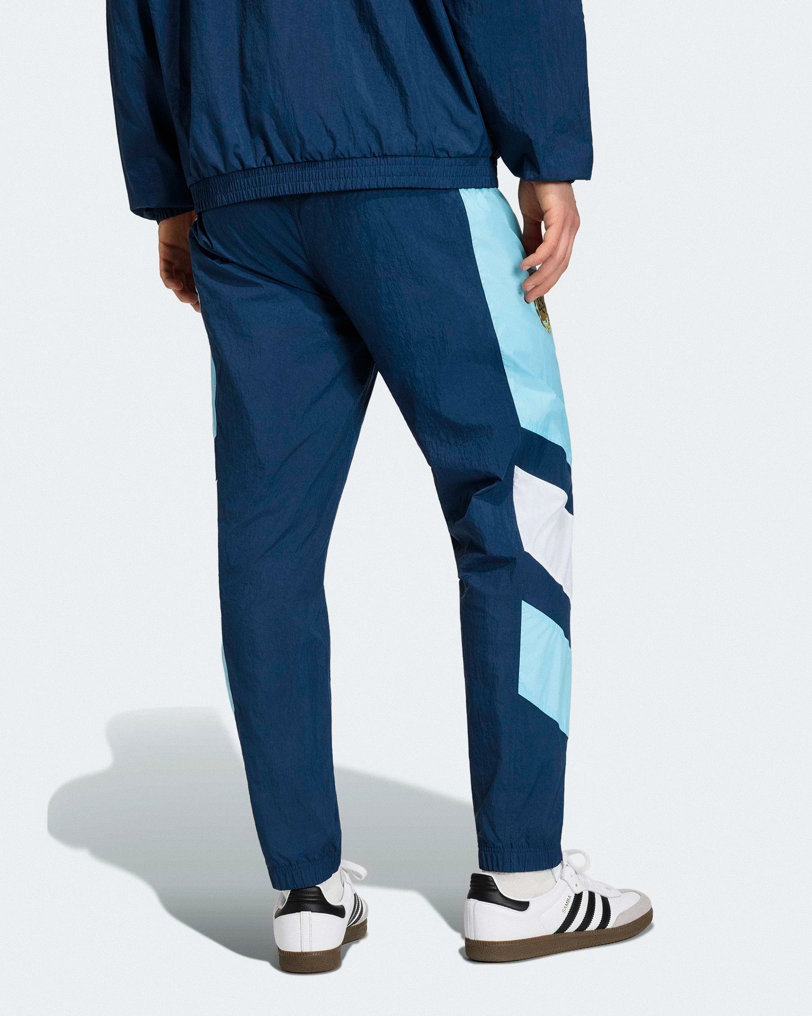 adidas AFA Argentina Equipment Track Pant Crew Navy Sweat & Track Pants KG2285 On Model Back View | Overkill

