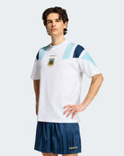adidas AFA Argentina Equipment Tee White T-Shirts KG2288 On Model Front View | Overkill
