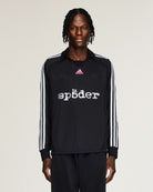 SP5DER x adidas Jersey Black Longsleeves KQ5853 On Model Front View | Overkill

