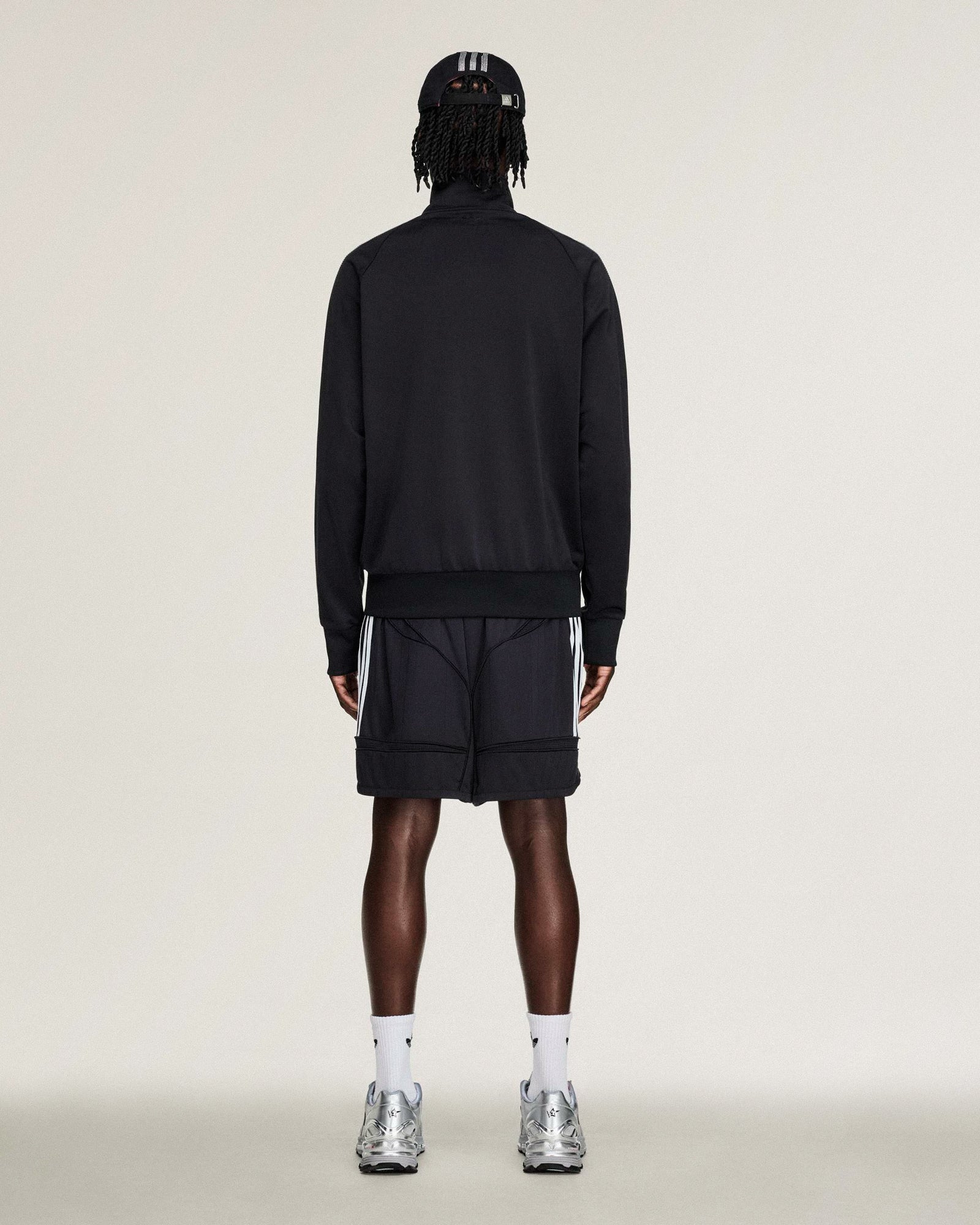 SP5DER x adidas Short Black Shorts KQ5859 On Model Back View | Overkill
