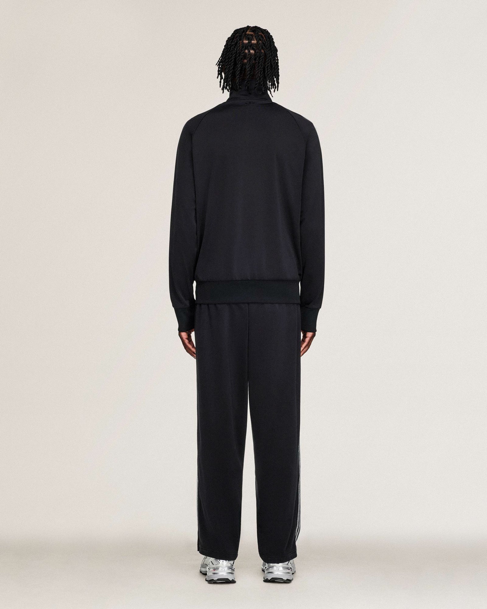 SP5DER x adidas Hooded Track Top Black Hoodies KQ8320 On Model Back View | Overkill
