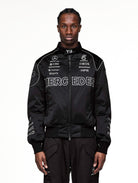 Mercedes-AMG Petronas F1 x Y-3 F1 Team Jacket Black Jackets KQ9843 On Model Front View | Overkill
