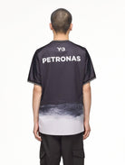Mercedes-AMG Petronas F1 x Y-3 F1 Mechanics SS Jersey Black T-Shirts KR2341 On Model Back View | Overkill
