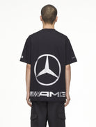 Mercedes-AMG Petronas F1 x Y-3 F1 Star SS Tee Black T-Shirts KR2374 On Model Back View | Overkill
