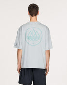 adidas Mod Tee SPZL Wonder Silver T-Shirts KR2731 On Model Back View | Overkill
