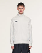 adidas Backhill Track Top SPZL Orbit Grey Track Jackets KR2733 On Model Front View | Overkill
