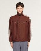 Song for the Mute x adidas Track Top Auburn Track Jackets KS1339 On Model Front View | Overkill
