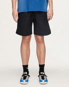 Song for the Mute x adidas Shorts Black Shorts KS1344 On Model Front View | Overkill
