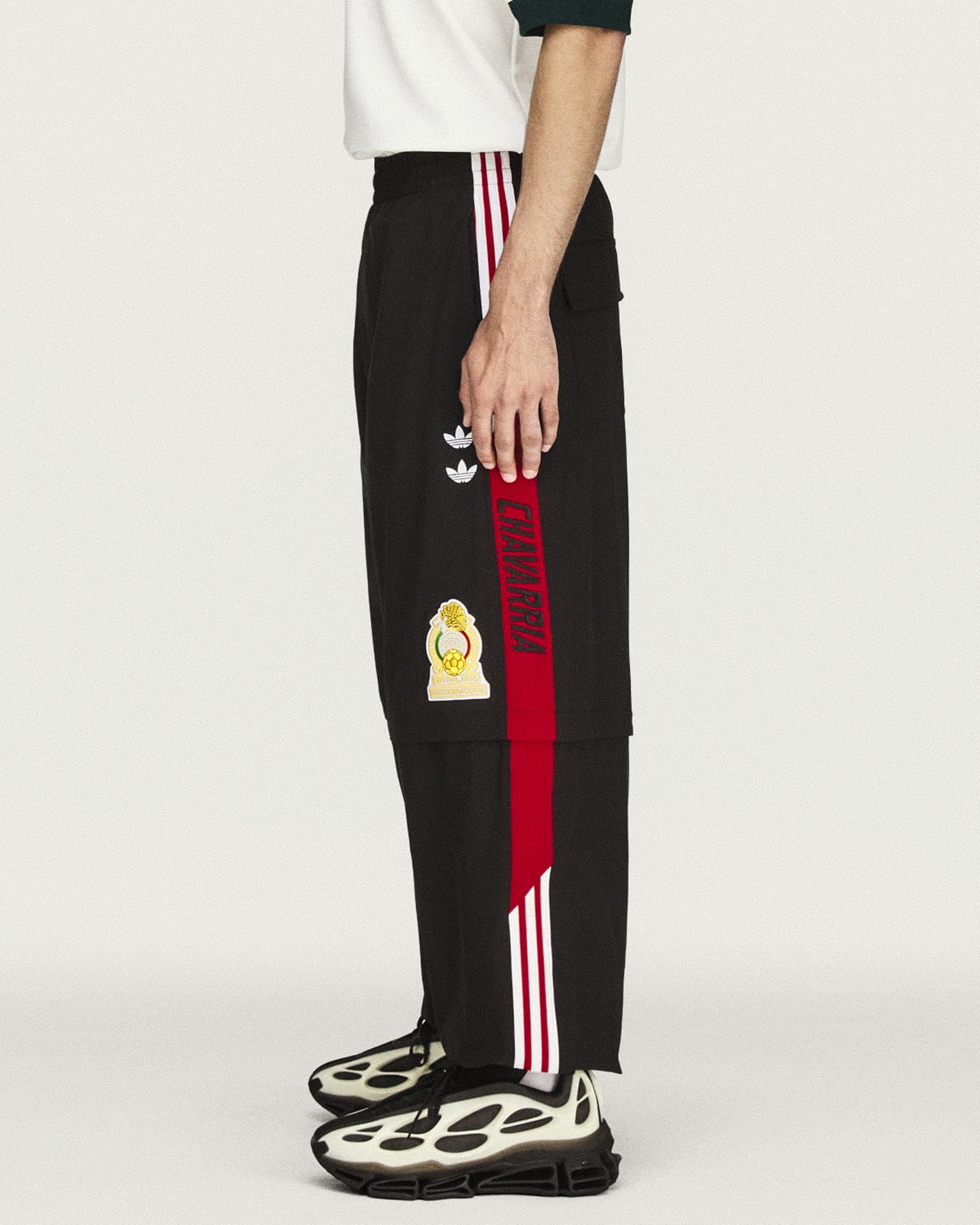 Willy Chavarria x adidas Woven Tracksuit Pant Black    Sweat & Track Pants KU7798 Style Inspiration | Overkill
