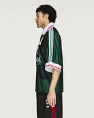 Willy Chavarria x adidas Soccer Jersey Collegiate Green T-Shirts KU7803 Style Inspiration | Overkill
