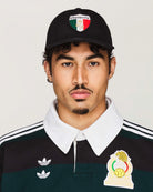 Willy Chavarria x adidas Crest Hat Black    Caps KW7334 On Model View 1 | Overkill
