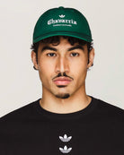 Willy Chavarria x adidas Logo Hat Collegiate Green Caps KW7336 On Model View 1 | Overkill
