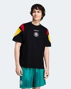 adidas DFB Germany Equipment Tee Black T-Shirts KY7083 On Model Front View | Overkill

