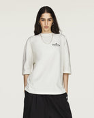 Willy Chavarria x adidas Graphic Tee Off White T-Shirt KY7707 Model Detail 1 | Overkill
