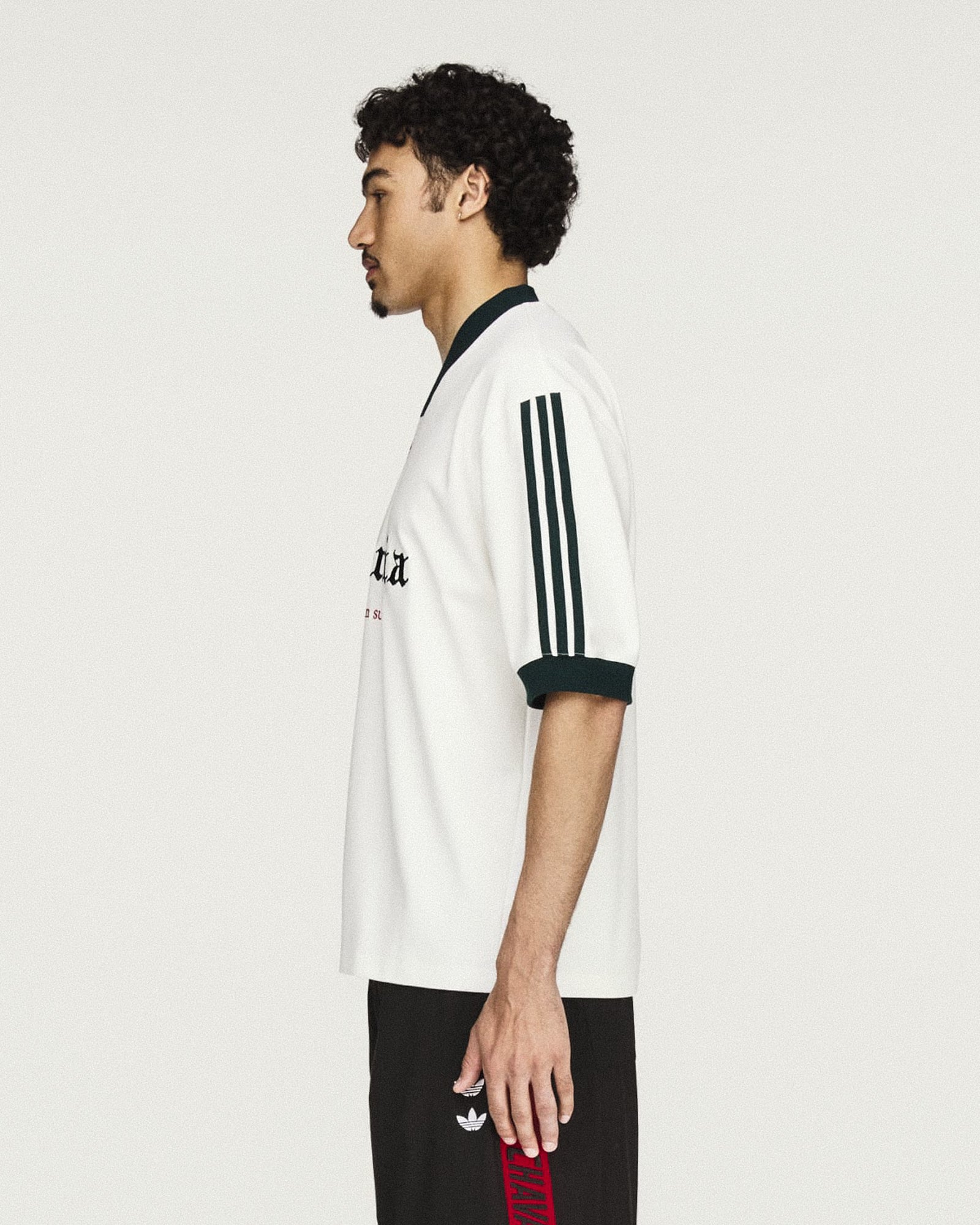 Willy Chavarria x adidas Soccer Tee Off White T-Shirt KY7708 Style Inspiration | Overkill
