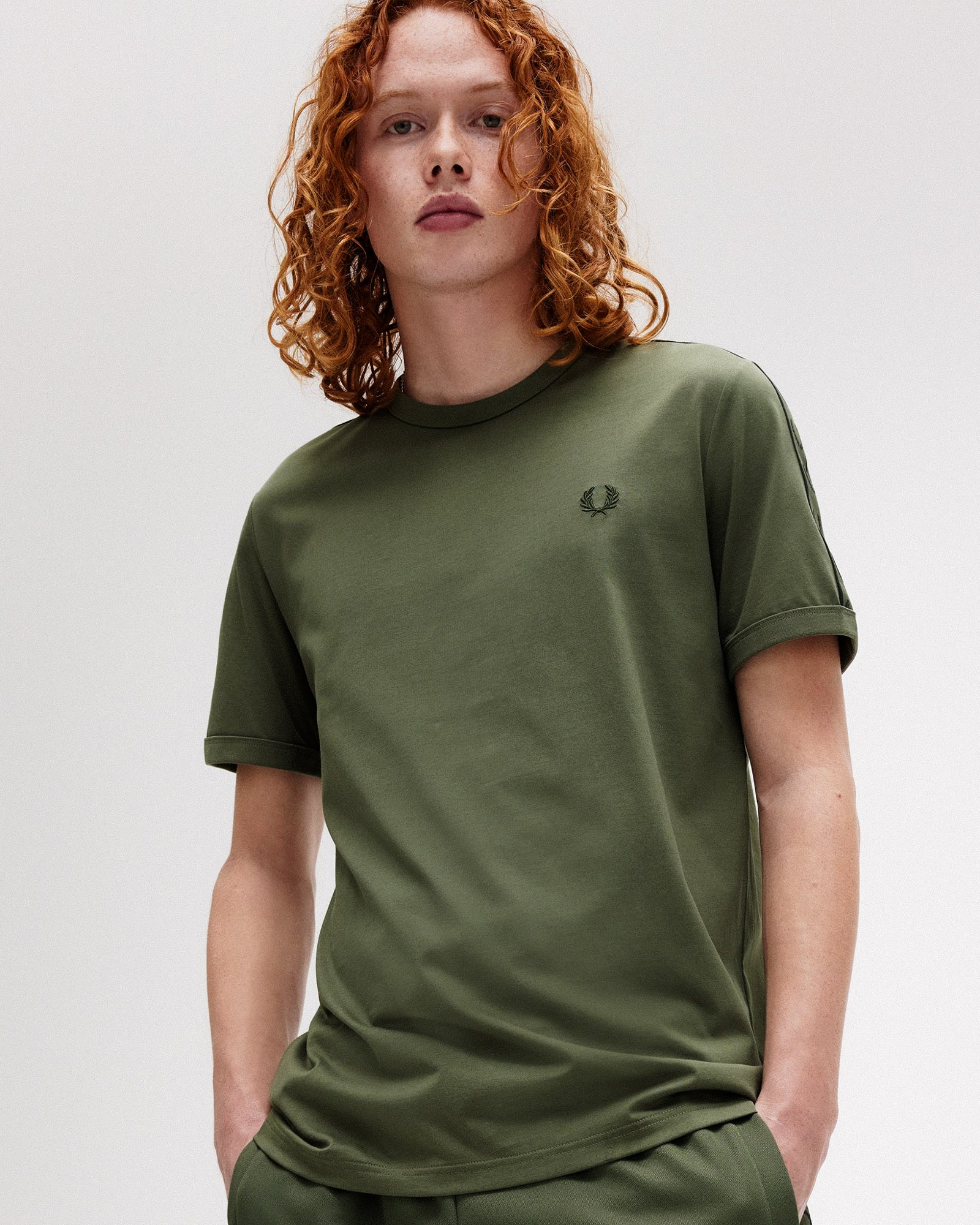 Fred Perry Contrast Tape Ringer T-Shirt M4613-W49 | OVERKILL