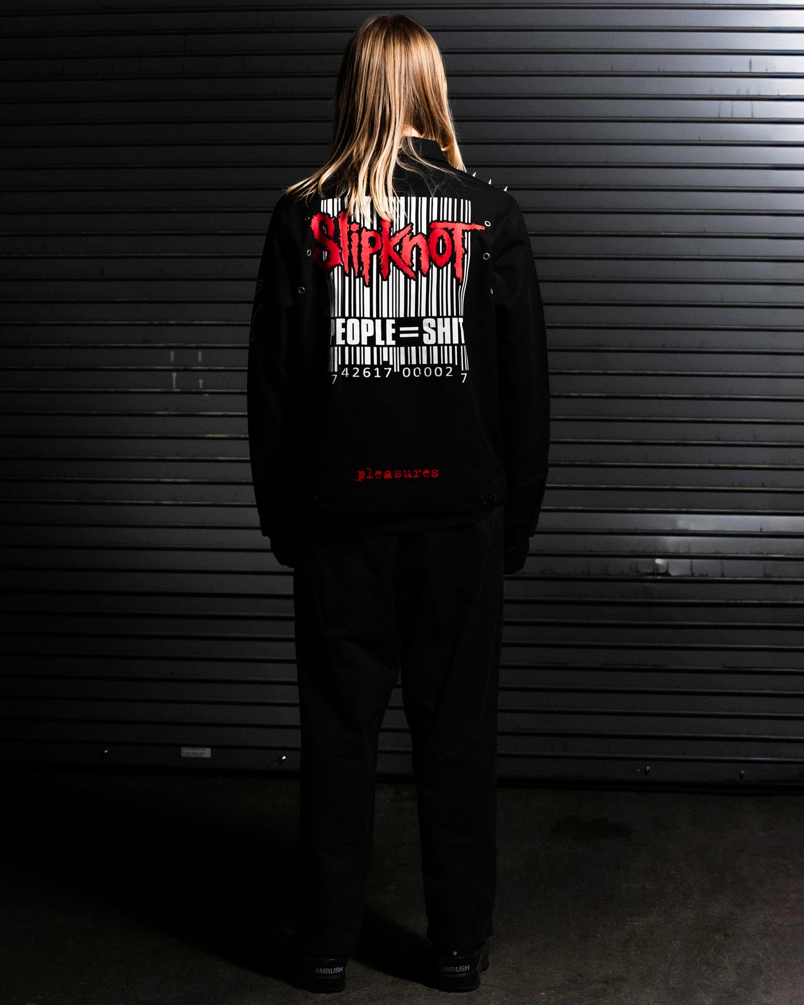 Pleasures Equal Work Jacket P25SK002-Black | OVERKILL