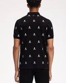 Fred Perry Skull Polo Shirt Black Polo Shirts Detail view 1 | Overkill