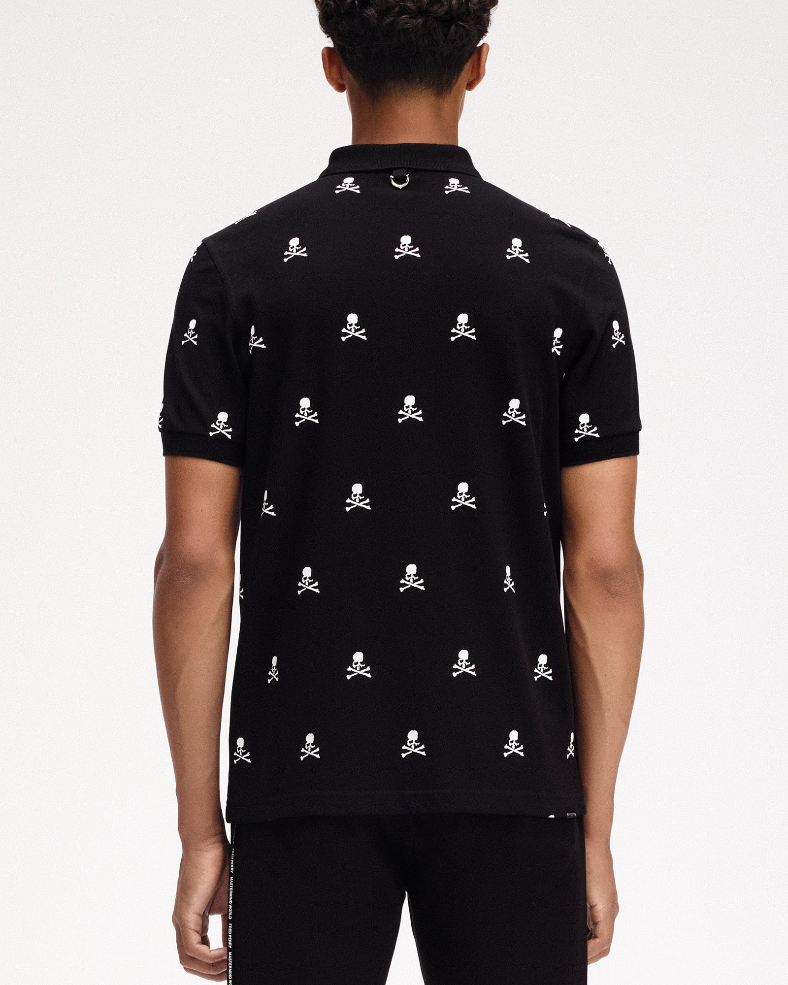 Fred Perry Skull Polo Shirt Black Polo Shirts Detail view 1 | Overkill