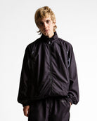 Wasted Paris Spine Track Jacket Black Track Jackets 175410 On Model Front View | Overkill