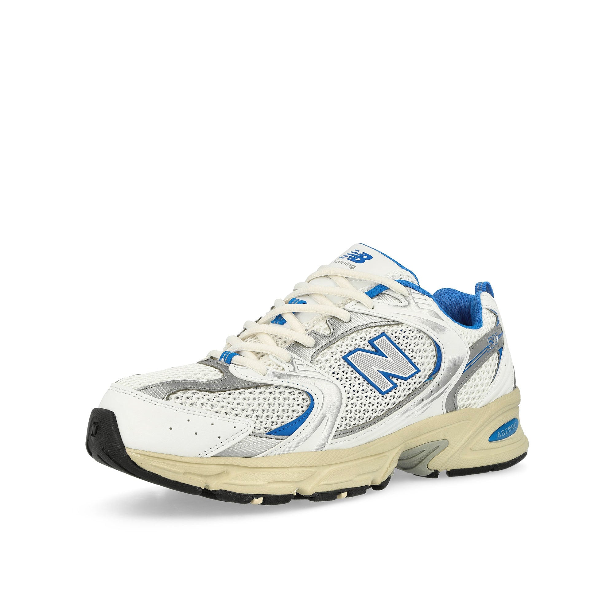 New Balance MR530EA White / Blue Low Top Sneakers  Close Up | Overkill