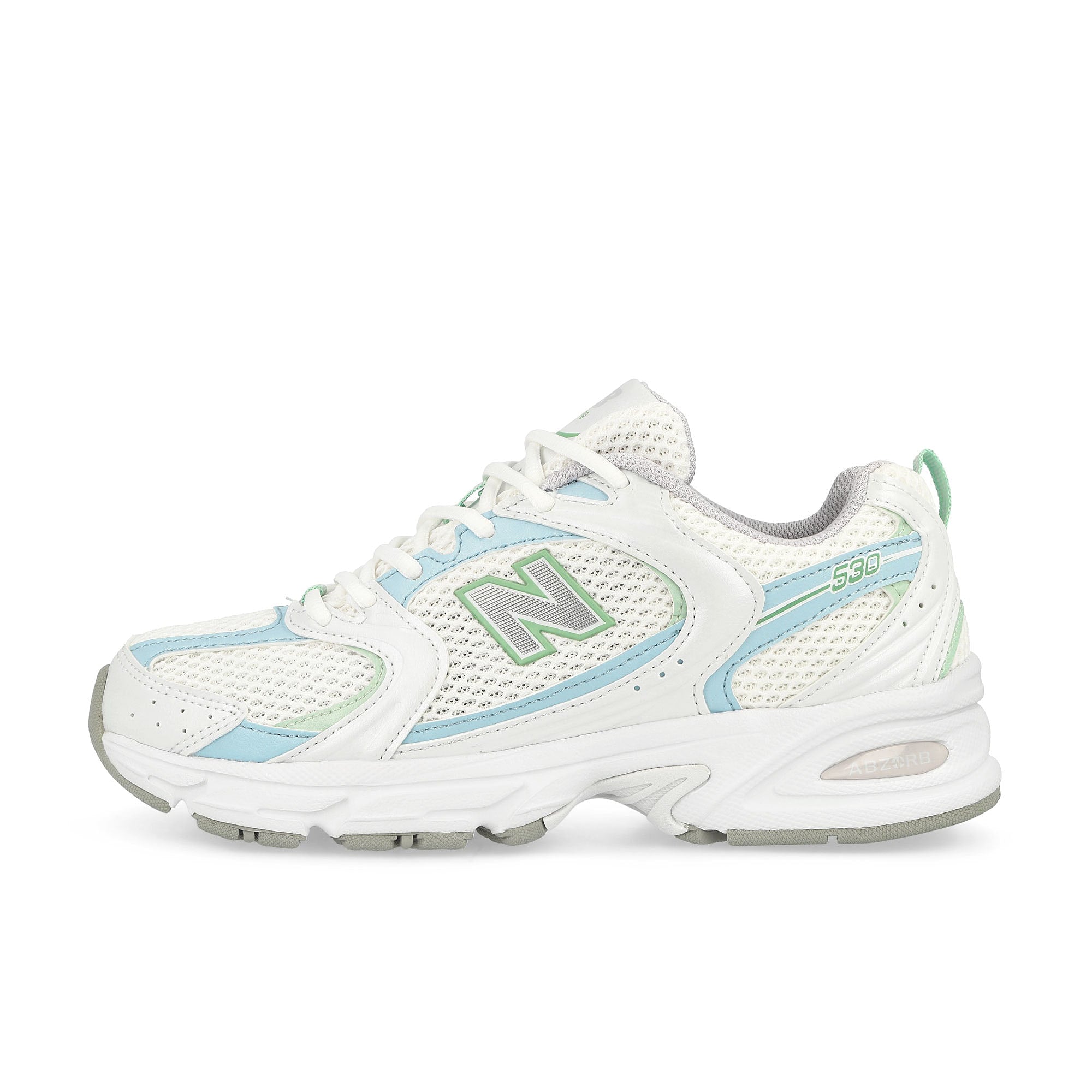 New Balance MR530PC White / Light Chrome Blue Low Top Sneakers MR530PC | Overkill