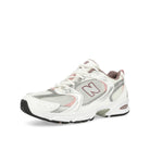 New Balance MR530SGC White / Silver Metallic Low Top Sneakers  Close Up | Overkill