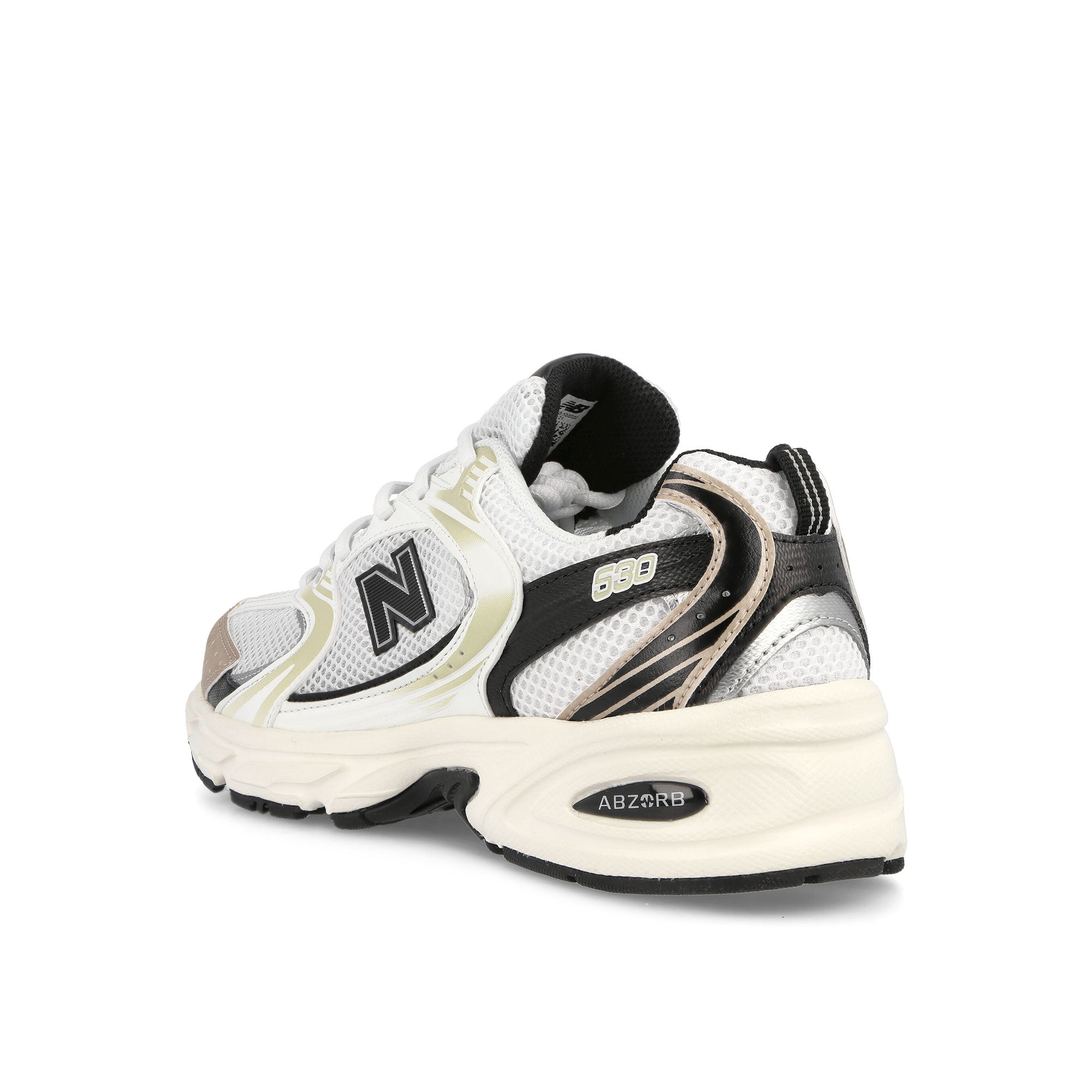New Balance MR530TC White / Light Gold Metallic Low Top Sneakers  Material | Overkill