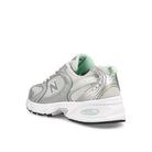 New Balance mr530zel Silver-Green-White Low Top Sneakers  Material | Overkill