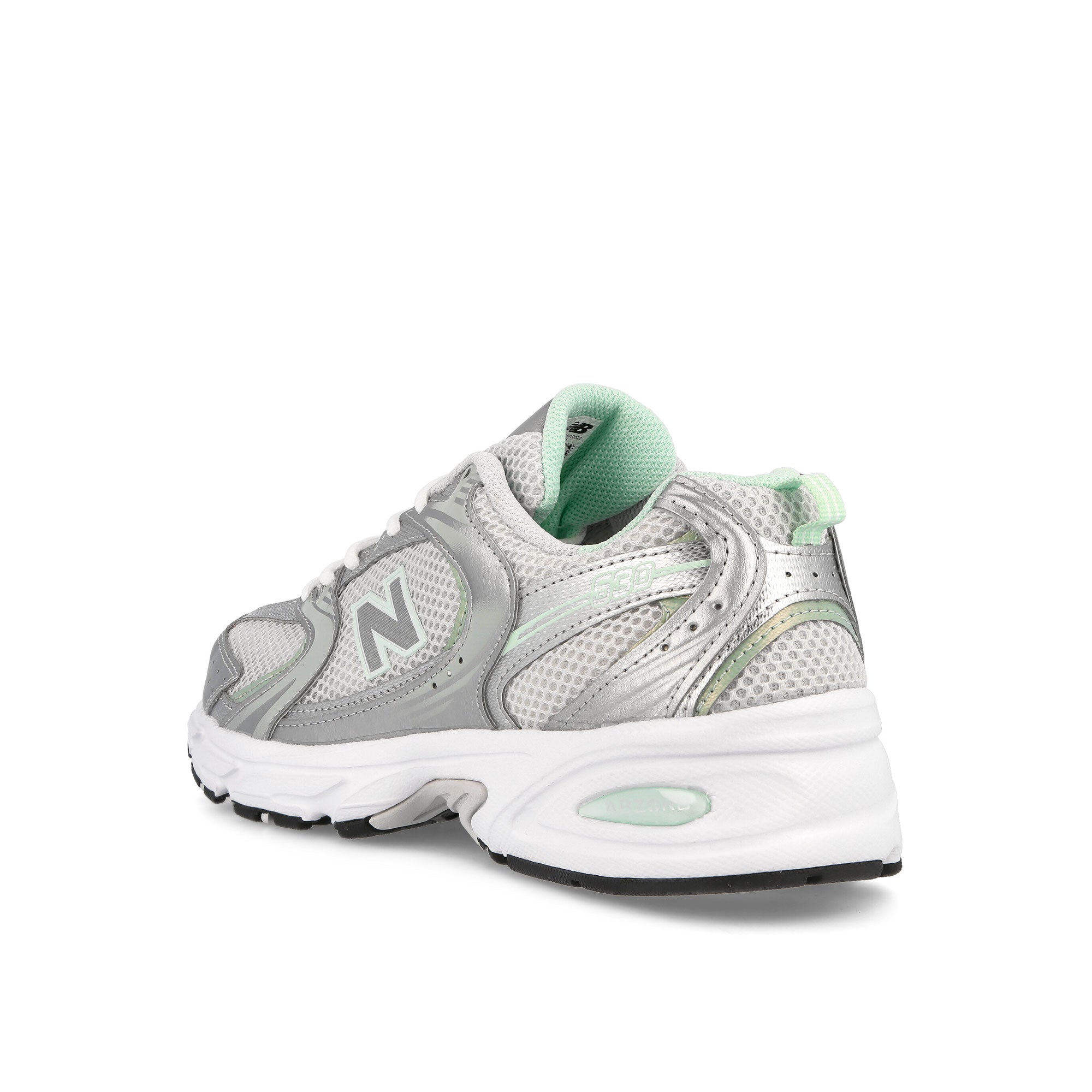 New Balance mr530zel Silver-Green-White Low Top Sneakers  Material | Overkill