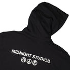 Midnight Studios Layered Logo Zip-Hoodie Black Hoodies Detail view 1 | Overkill