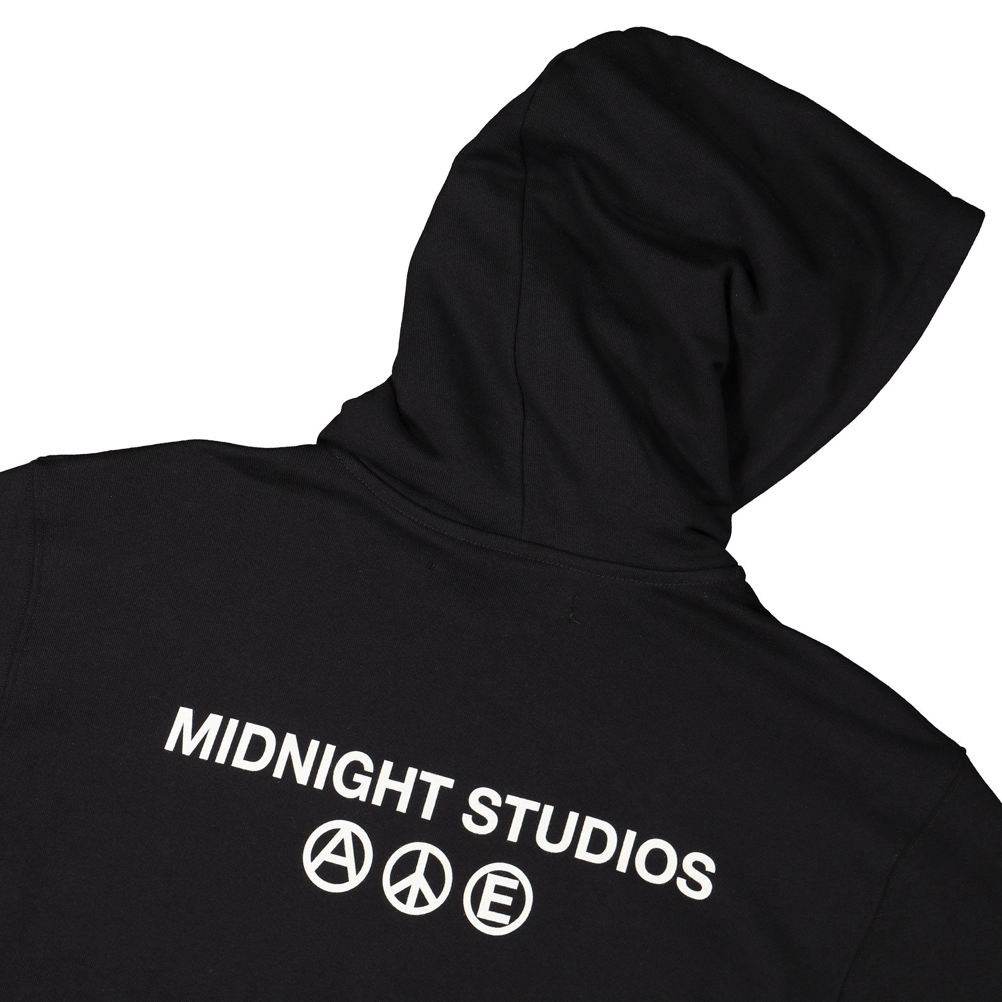 Midnight Studios Layered Logo Zip-Hoodie Black Hoodies Detail view 1 | Overkill