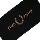 Fred Perry FLP  Beach Towel Black / Dark Caramel Towels  Material | Overkill