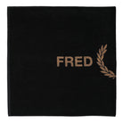 Fred Perry FLP  Beach Towel Black / Dark Caramel Towels Detail view 1 | Overkill