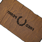 Fred Perry FLP  Beach Towel Black / Dark Caramel Towels Detailfoto | Overkill
