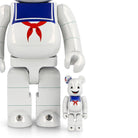 Medicom Be@rbrick Stay Puft Marshmallow Man White Chrome Version 400% + 100% Multicolor Collectibles & Toys Detail view 1 | Overkill