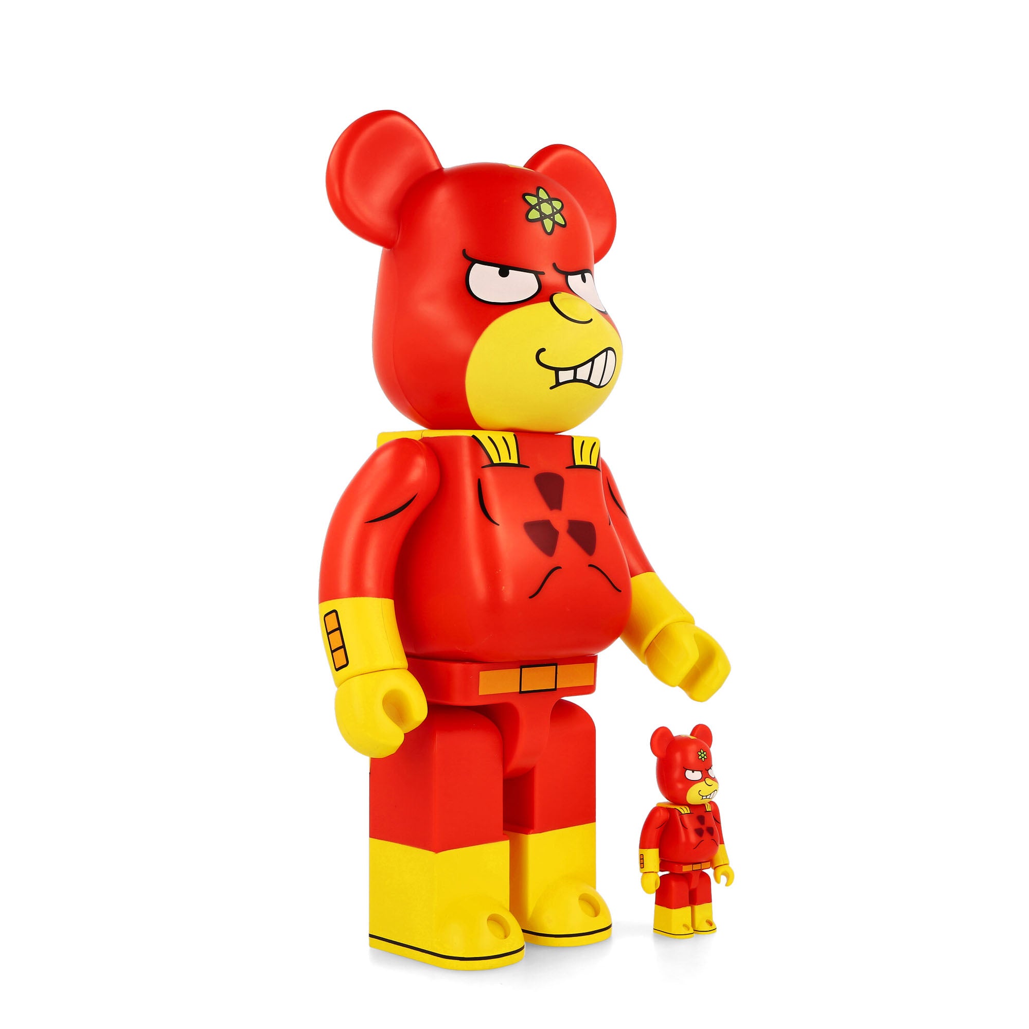 Medicom Be@rbrick Radioactive Man 400% + 100% Multicolor Collectibles & Toys Close-up | Overkill