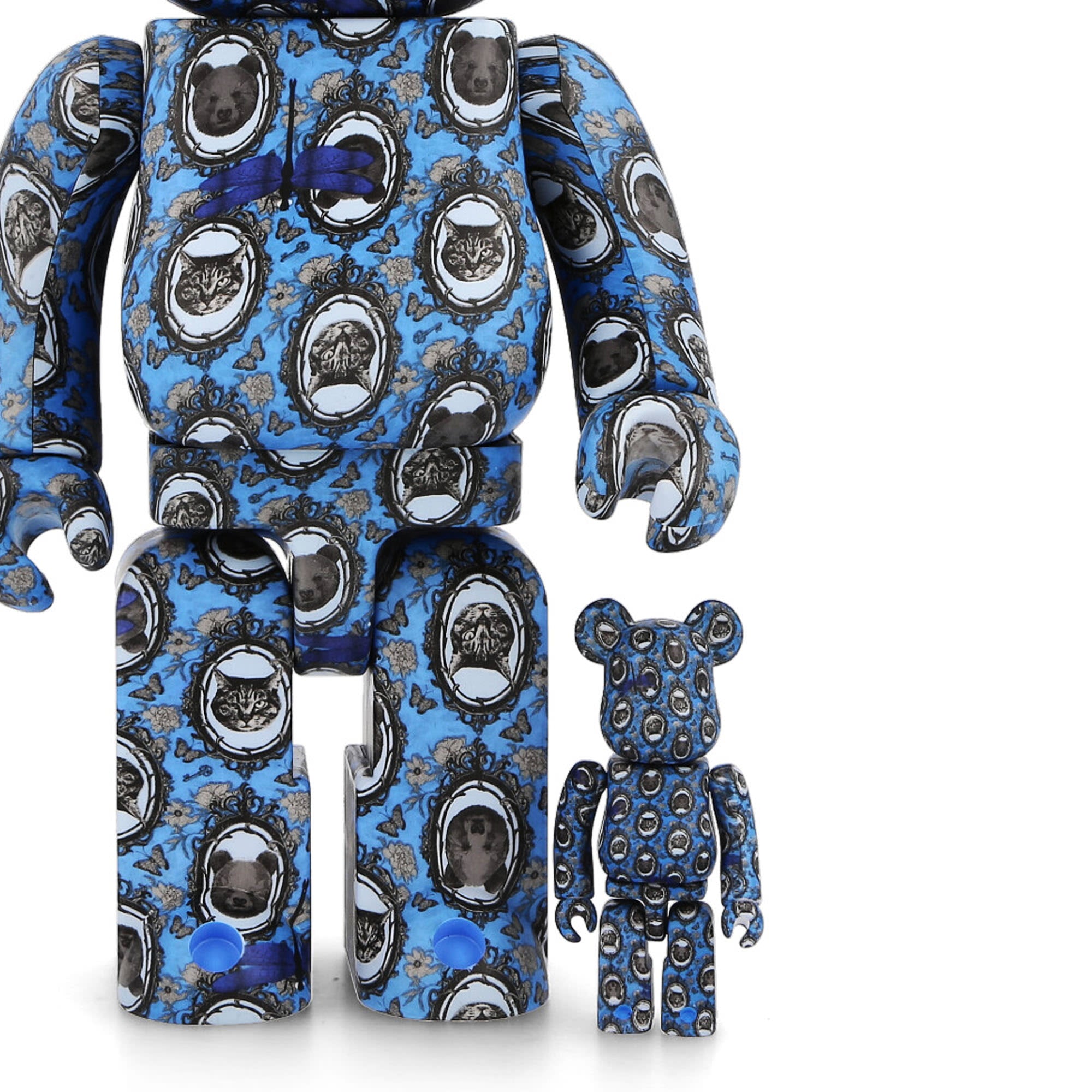 BE@RBRICK - Bearbrick ROBE JAPONICA 「MIRROR」400％ Medicom Be@rbrick Robe Japonica Mirror 400% + 100